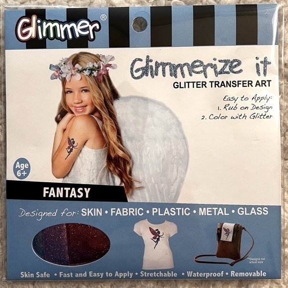 Glimmer Body Art Other - Glimmer Body Art "Fantasy" Glitter Transfer Art